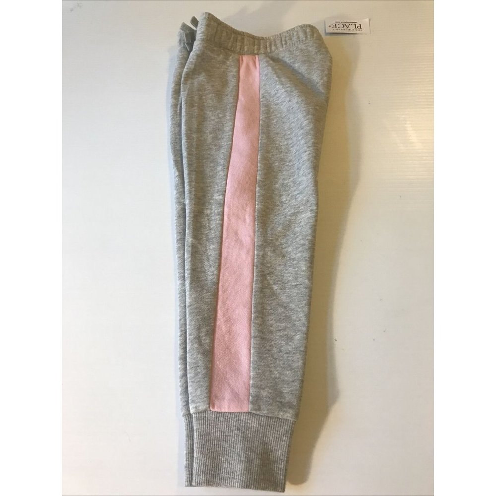 The Children’s Place Girls Toddler 4T XS/TP Gray w/ Pink Stripes New with Tags